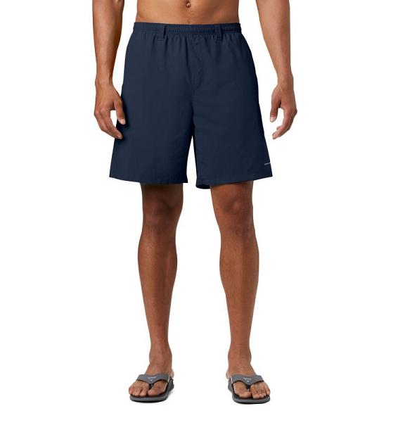 Columbia PFG Backcast III Shorts Navy For Men's NZ16927 New Zealand